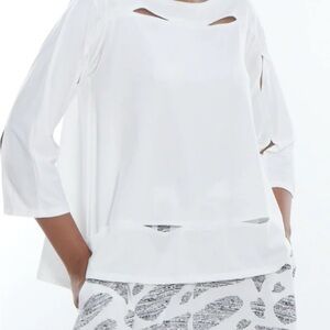 Chic White Women's Blouse